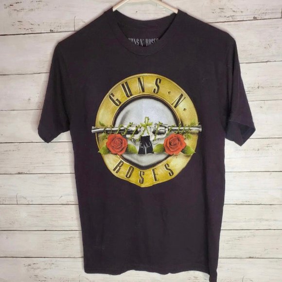 Black Guns And Roses Appetite For Destruction Concert T-Shirt SIze Small - Picture 2 of 2